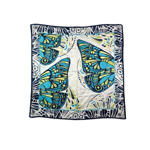 Ladies Silk Scarf-Beautiful Butterfly Motif